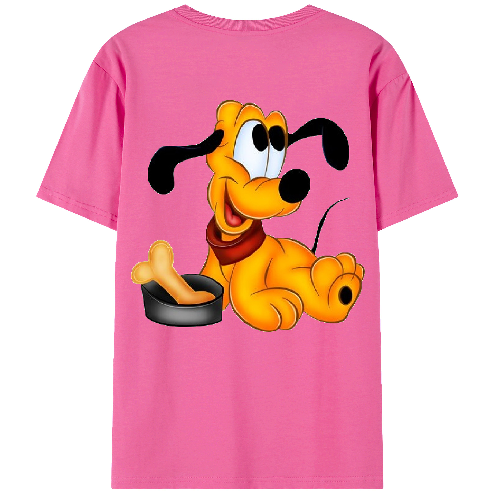 （画像用） ミッキーマウス Mickey Mouse レディース半袖Tシャツ(バックプリント)